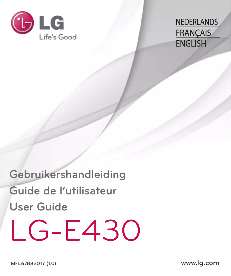 Page n°1 - Manuel utilisateur LG 3 II E430