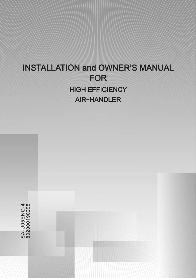 Page 1 de la notice Guide d'installation Daizuki AHC36H18