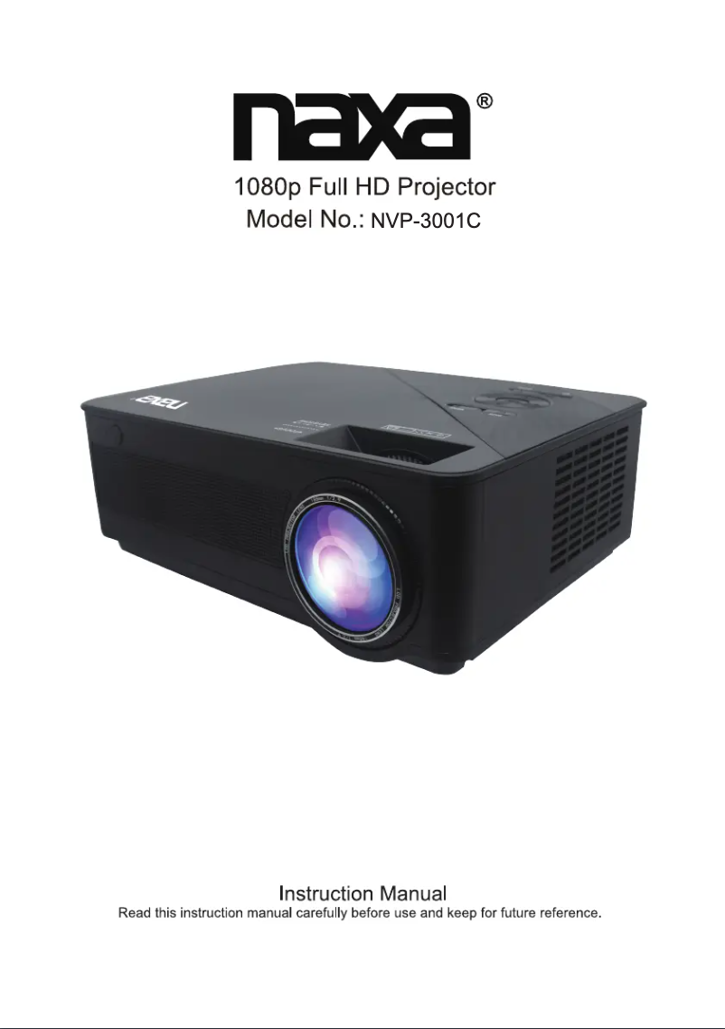 Página 1 del manual Manual de usuario Naxa NVP-3001C