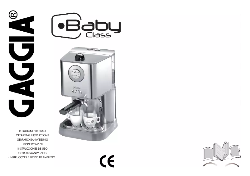 Page 1 de la notice Manuel utilisateur Gaggia New Baby Class