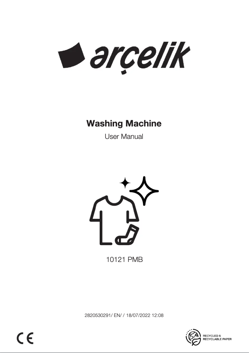 Page n°1 - Manuel utilisateur Arçelik 10121 PMB