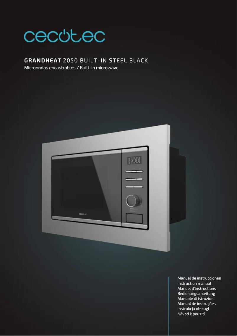 Image de la première page du manuel de l'appareil GrandHeat 2050