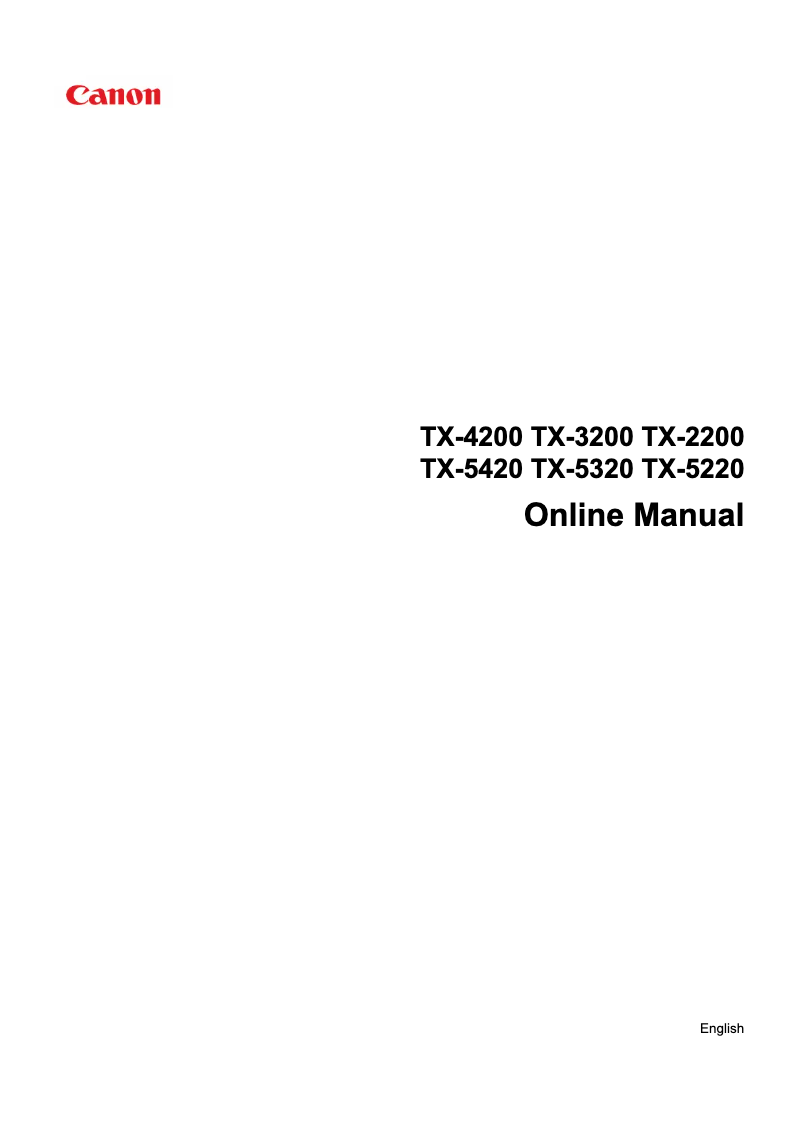 Imagen de la primera página del manual del dispositivo imagePROGRAF TX-3200