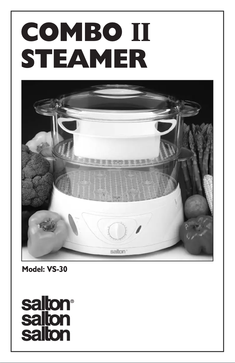 Página 1 del manual Manual de usuario Salton VS-30