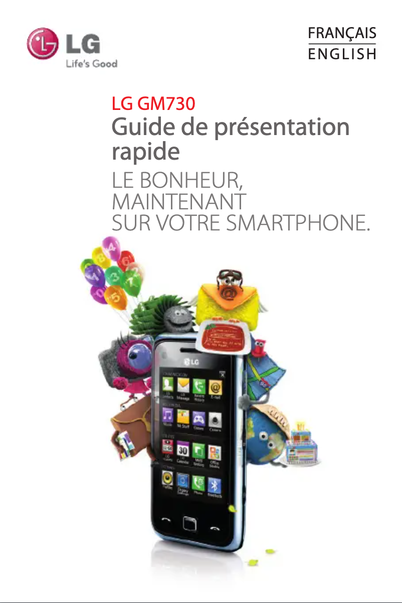 Page n°1 - Manuel utilisateur LG GM730