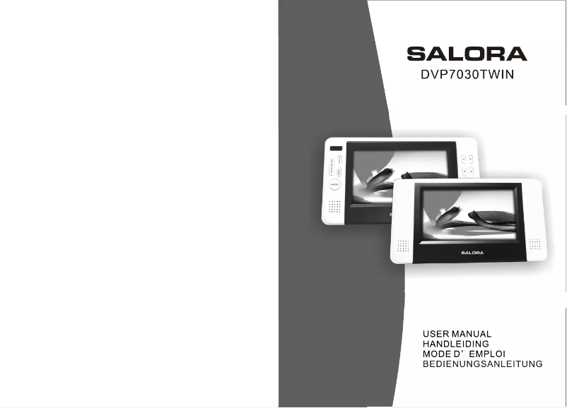 Página 1 del manual Manual de usuario Salora DVP7030TWIN