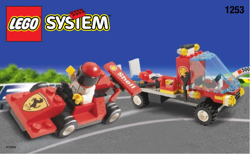 Page 1 de la notice Manuel utilisateur Lego FORMULA 1 TRANSPORT