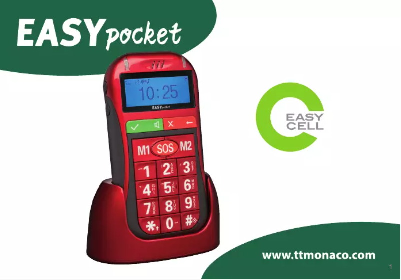 Image de la première page du manuel de l'appareil Easy Pocket