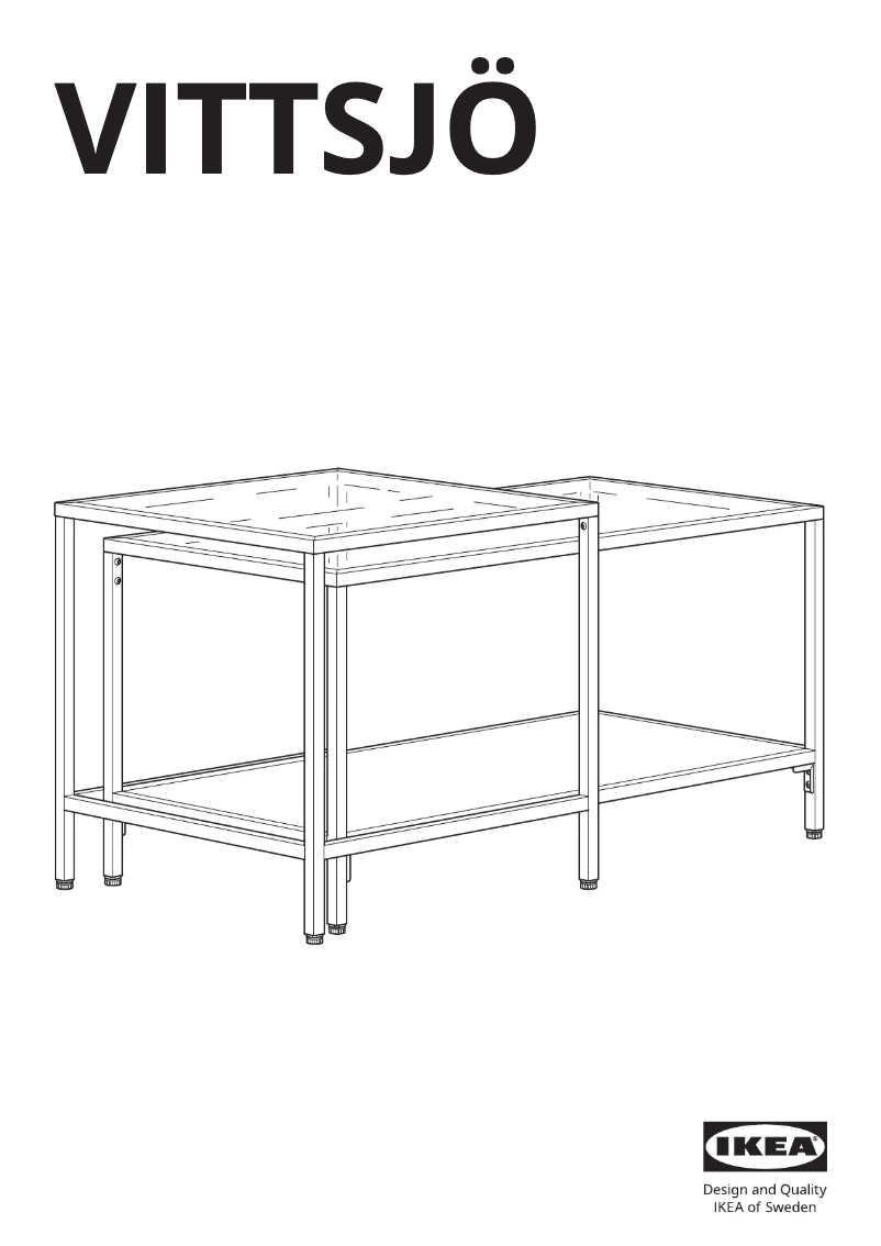 Image de la première page du manuel de l'appareil VITTSJÖ 803.034.42