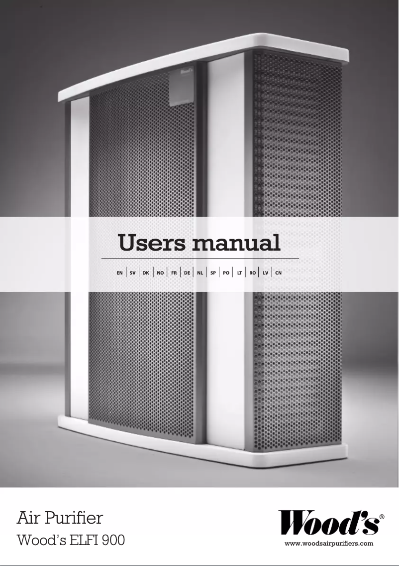 Página 1 del manual Manual de usuario Wood's ELFI900