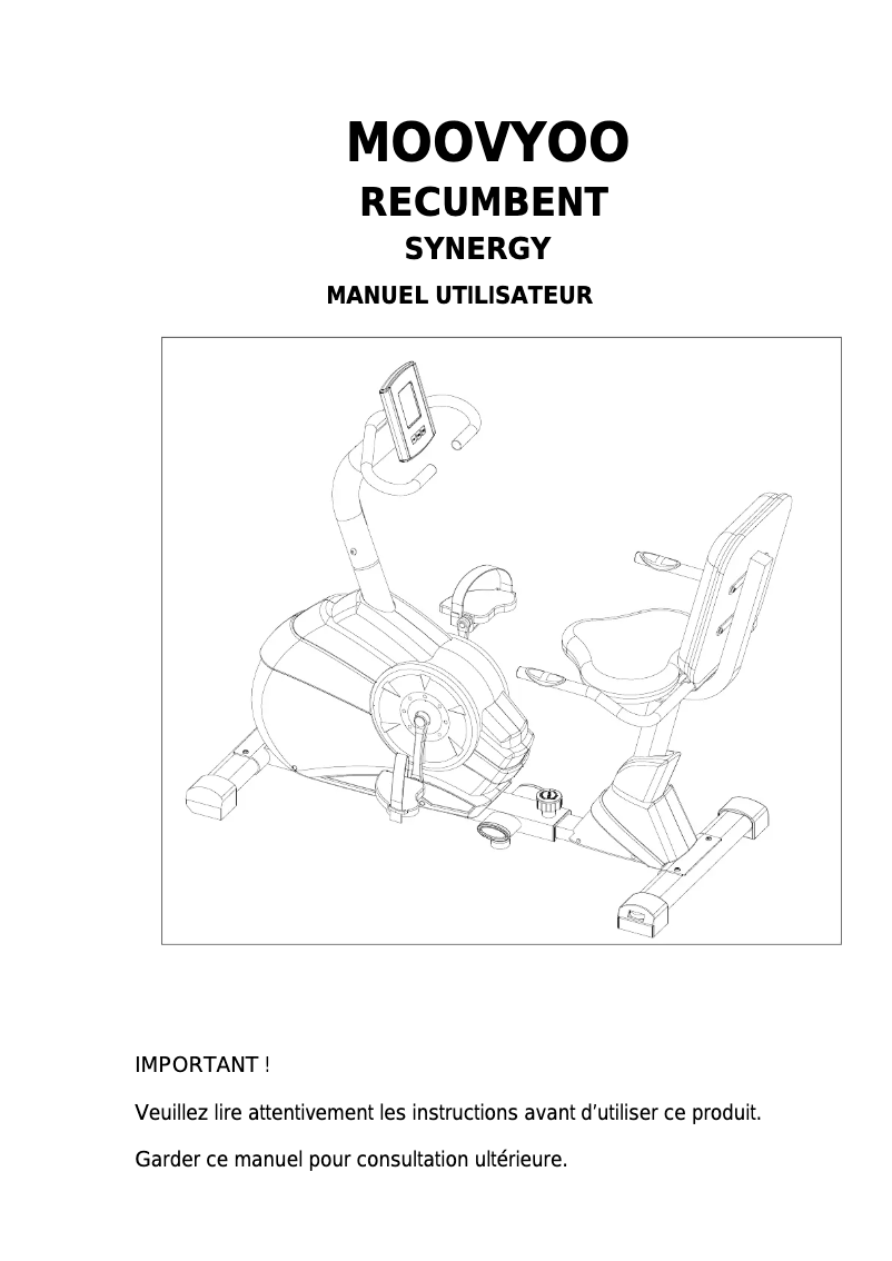 Page n°1 - Manuel utilisateur Moovyoo Synergy