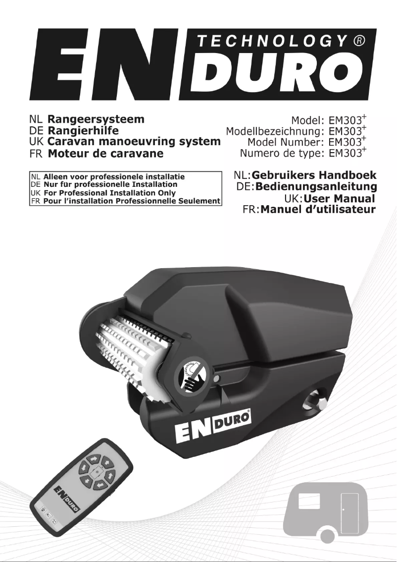 Image de la première page du manuel de l'appareil EM303+