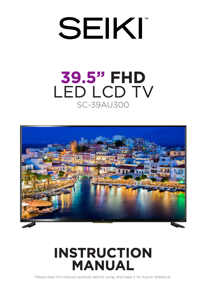 Image de la première page du manuel de l'appareil SC-39AU300