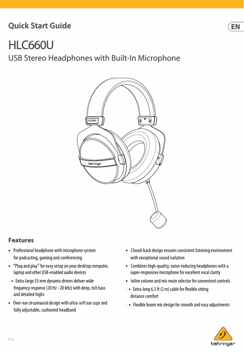 Imagen de la primera página del manual del dispositivo HLC660U