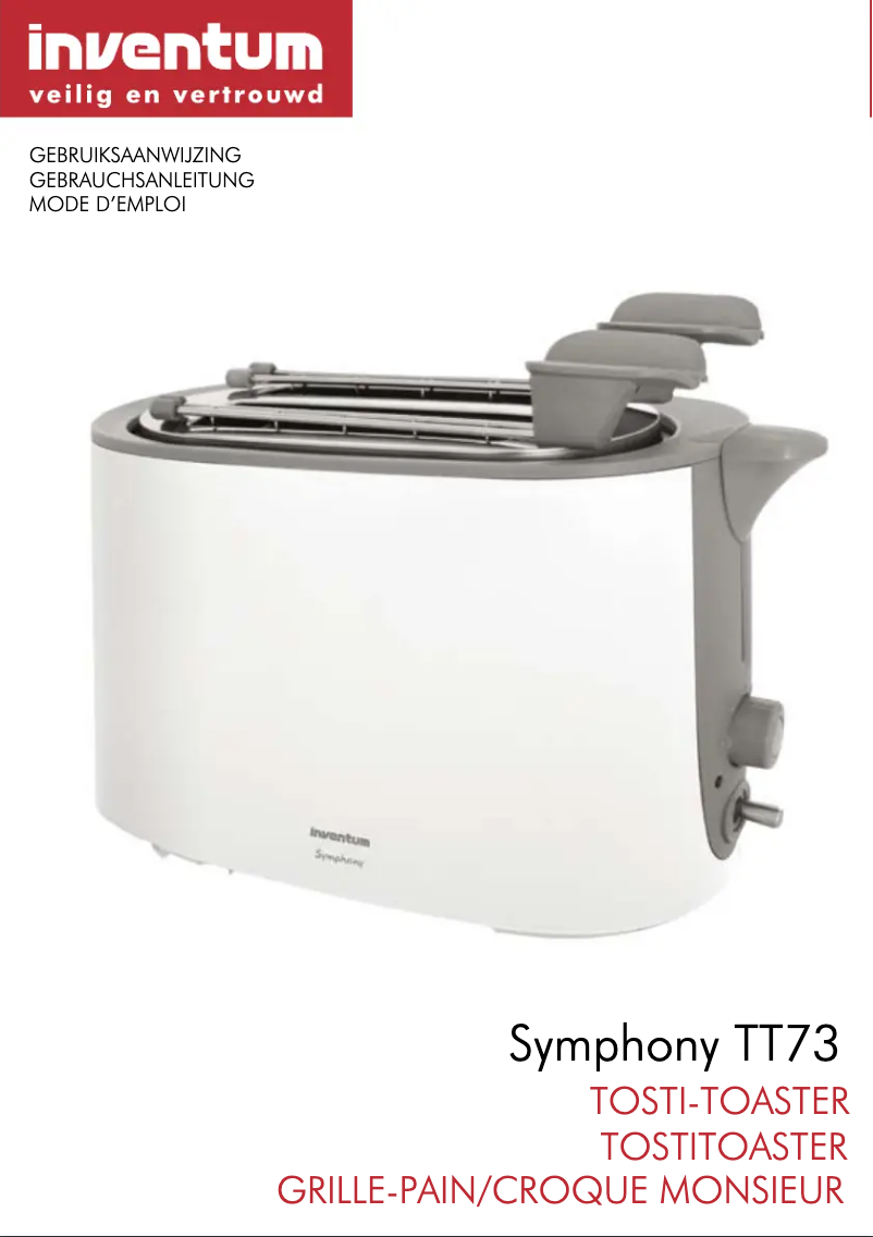 Page n°1 - Manuel utilisateur Inventum TT73