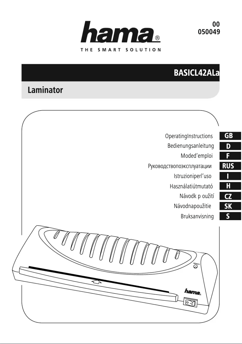 Página 1 del manual Manual de usuario Hama Basic L42A