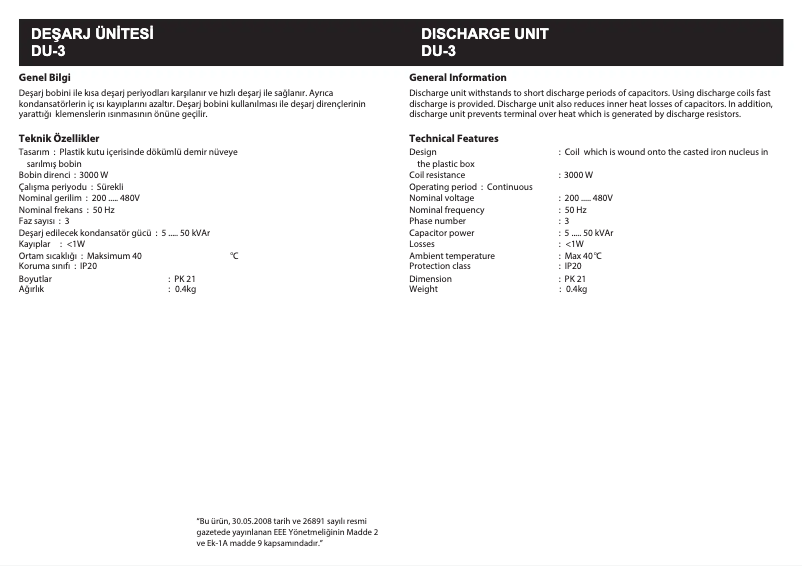 Page n°1 - Manuel utilisateur ENTES DU-3