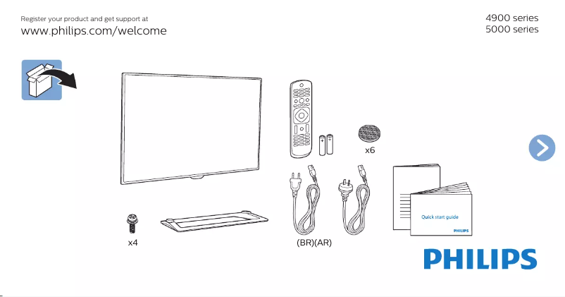 Image de la première page du manuel de l'appareil 32PHG4900