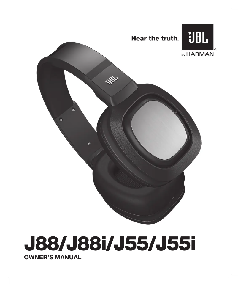 Page 1 de la notice Manuel utilisateur JBL J55i