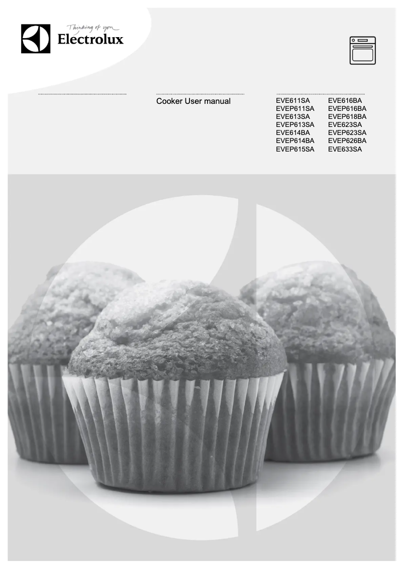 Página 1 del manual Manual de usuario Electrolux EVE633SA