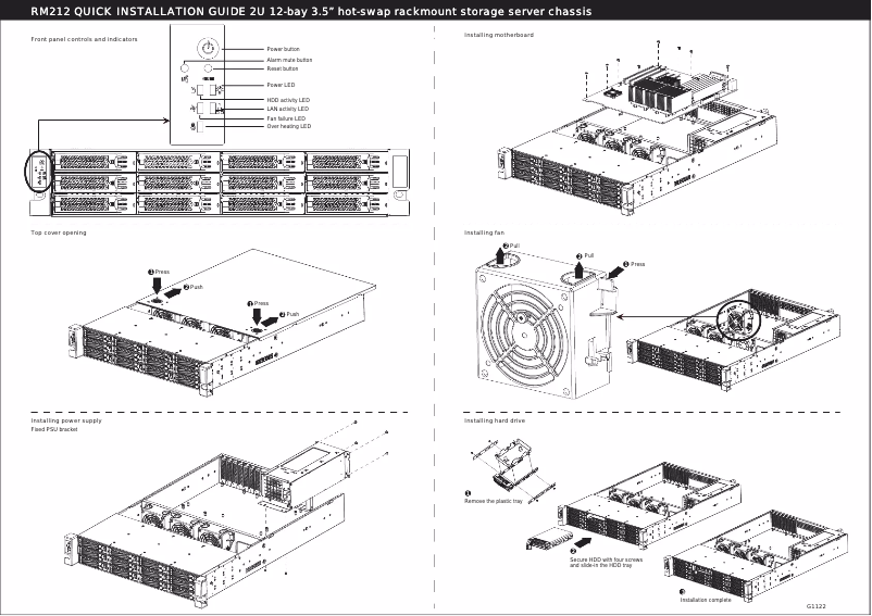 Image de la première page du manuel de l'appareil SST-RM212