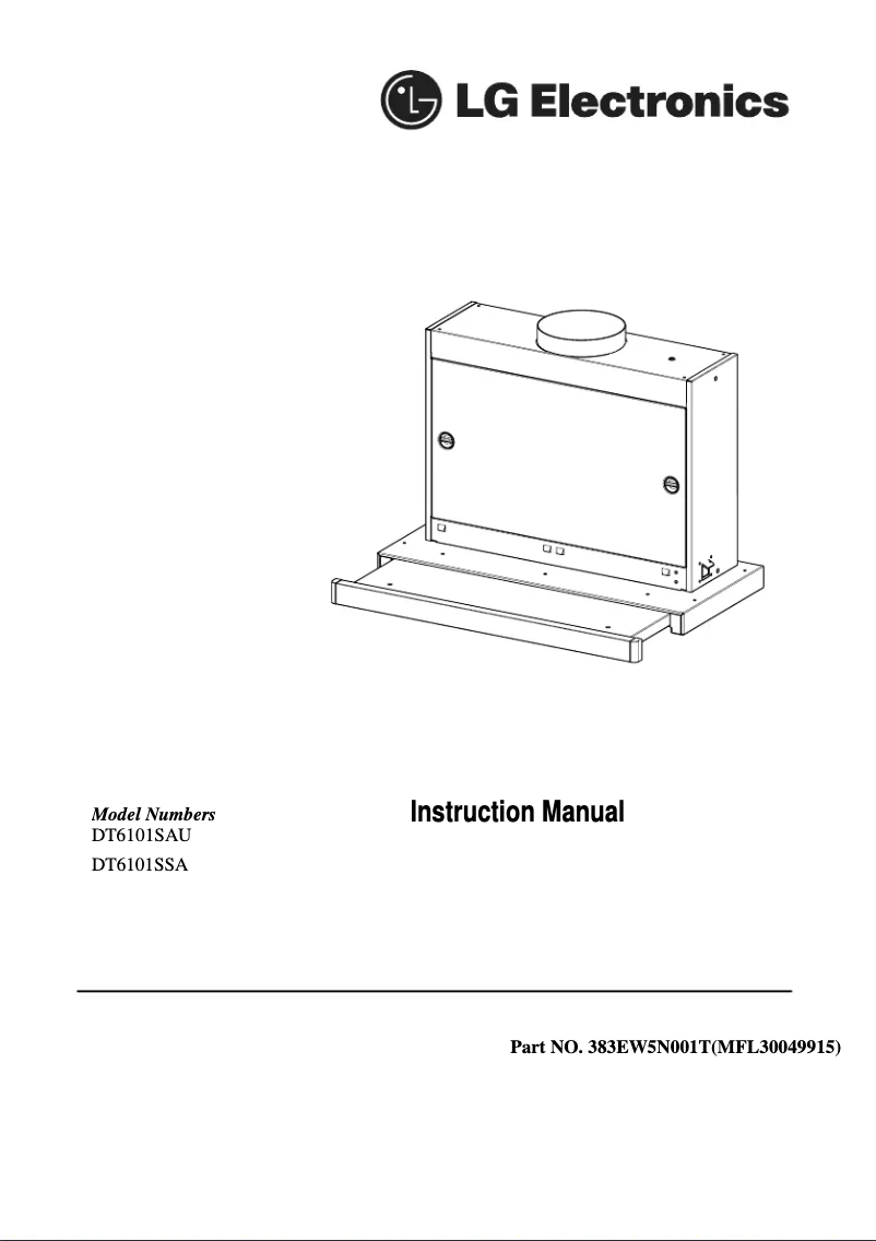Image de la première page du manuel de l'appareil DT6101SSA