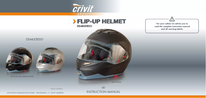 Page 1 de la notice Manuel utilisateur Crivit DS-MULTIX301