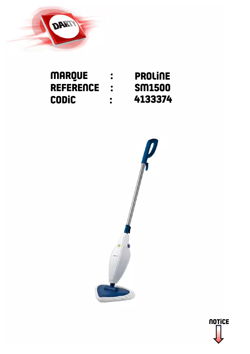 Imagen de la primera página del manual del dispositivo SM1500