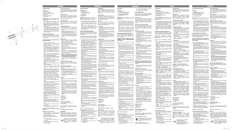Image de la première page du manuel de l'appareil VT-2272 BK