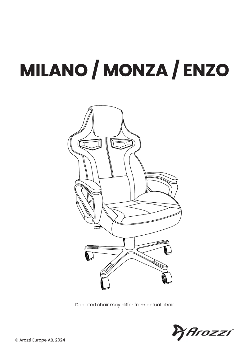Page n°1 - Manuel utilisateur Arozzi Enzo