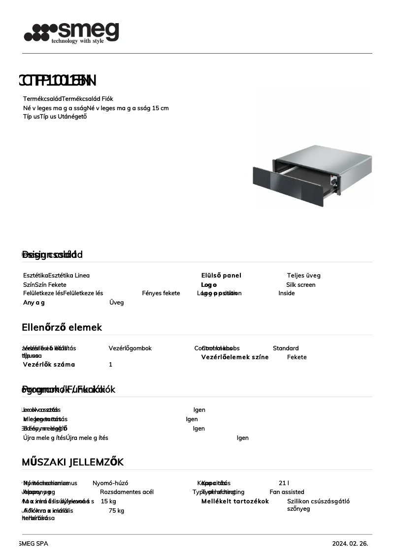 Image de la première page du manuel de l'appareil CTP1015N