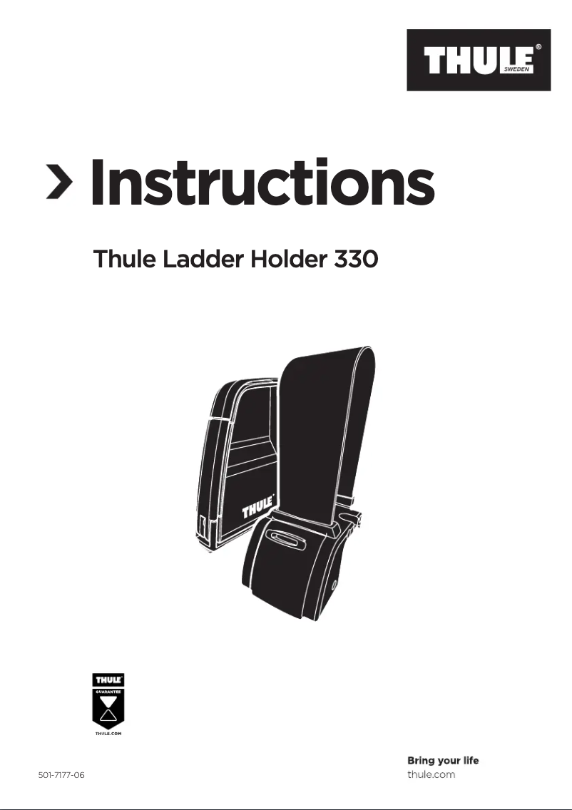 Page 1 de la notice Manuel utilisateur Thule Ladder Carrier 548000