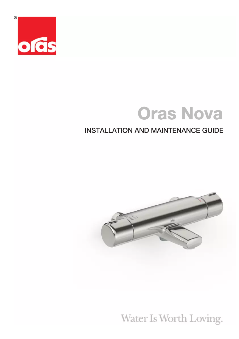 Page n°1 - Manuel utilisateur Oras Nova 7484