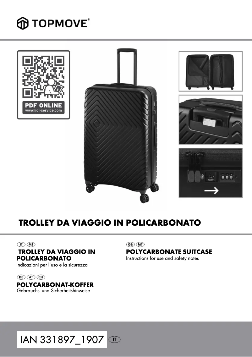 Image de la première page du manuel de l'appareil IAN 331897