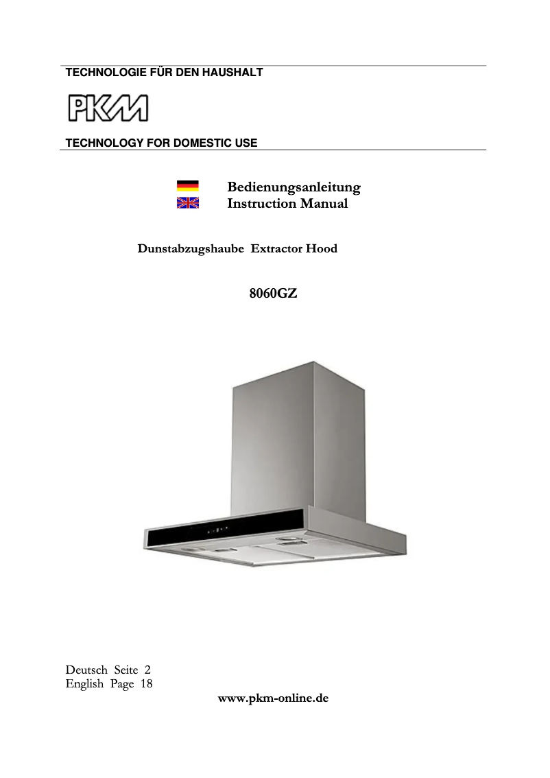 Image de la première page du manuel de l'appareil 8060G Z