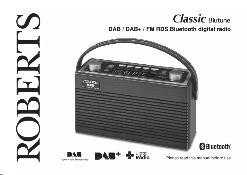 Página 1 del manual Manual de usuario Roberts Classic Blutune