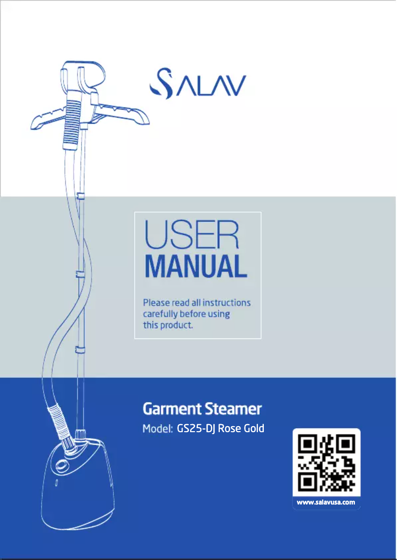 Página 1 del manual Manual de usuario SALAV GS25-DJ