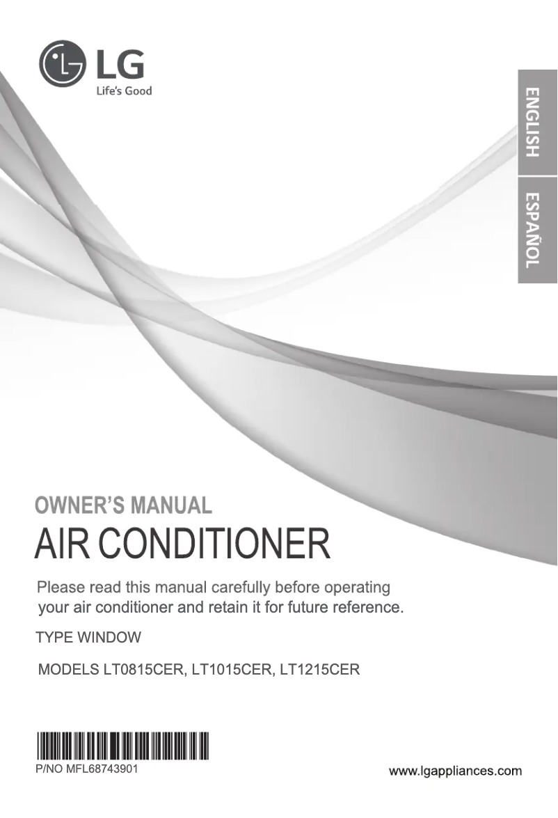 Page 1 de la notice Manuel utilisateur LG LT0815CER