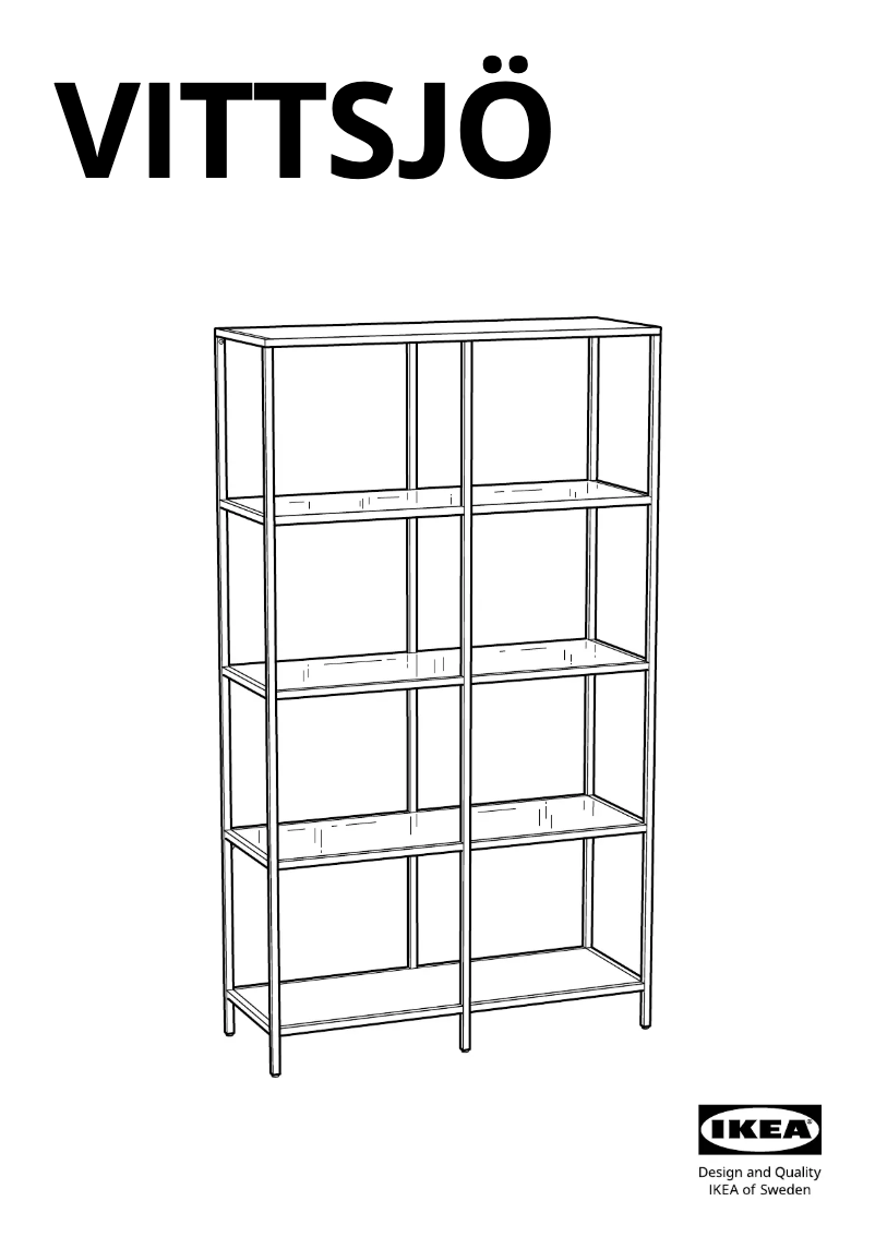 Página 1 del manual Manual de usuario Ikea VITTSJÖ 802.133.14