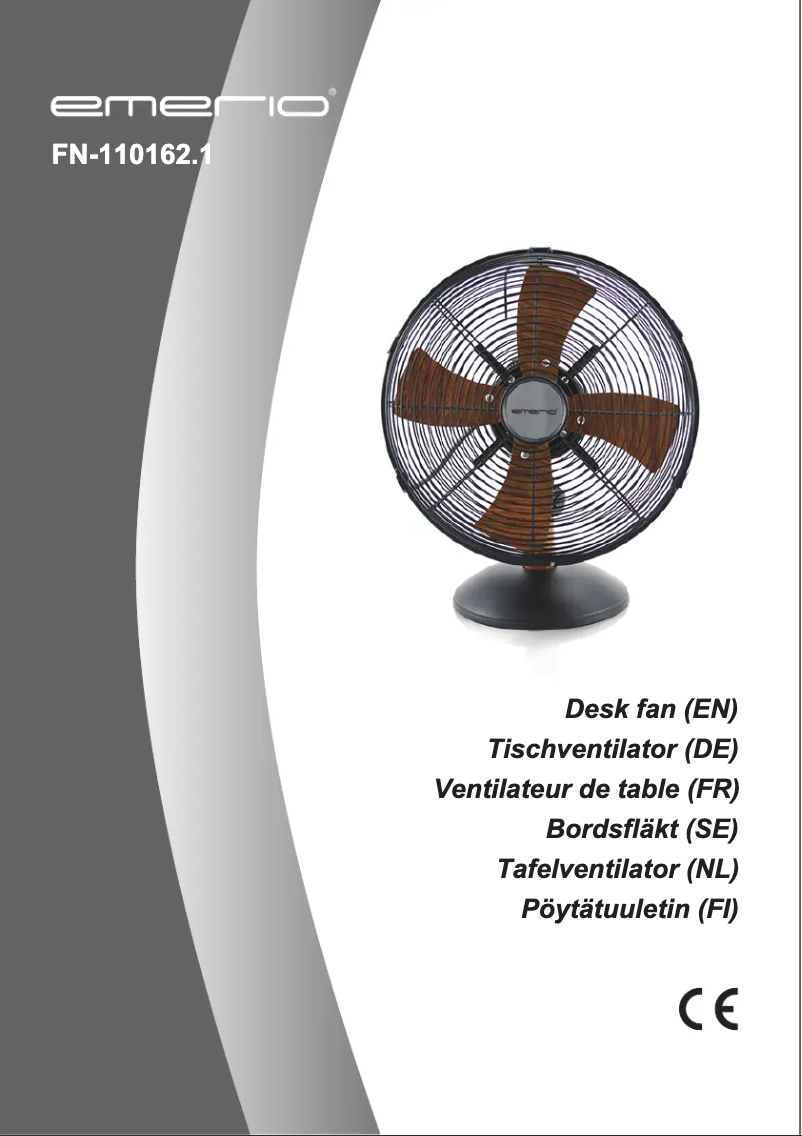 Page n°1 - Manuel utilisateur Emerio FN-110162.1