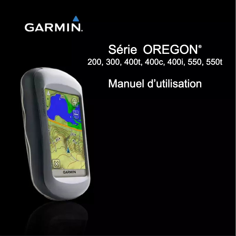 Image de la première page du manuel de l'appareil Oregon 400t