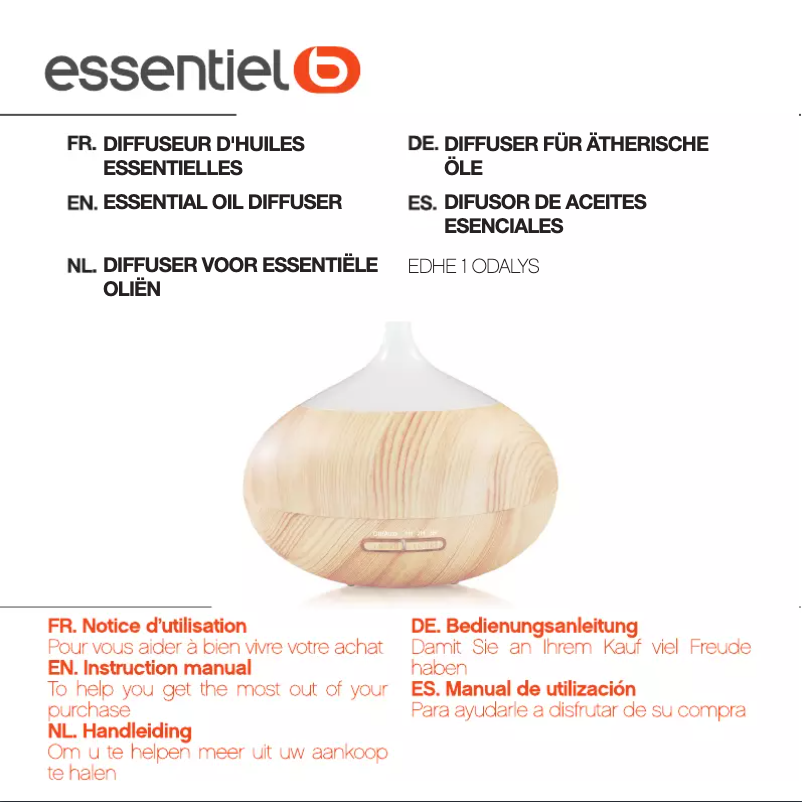 Página 1 del manual Manual de usuario Essentiel B EDHE 1 Odalys