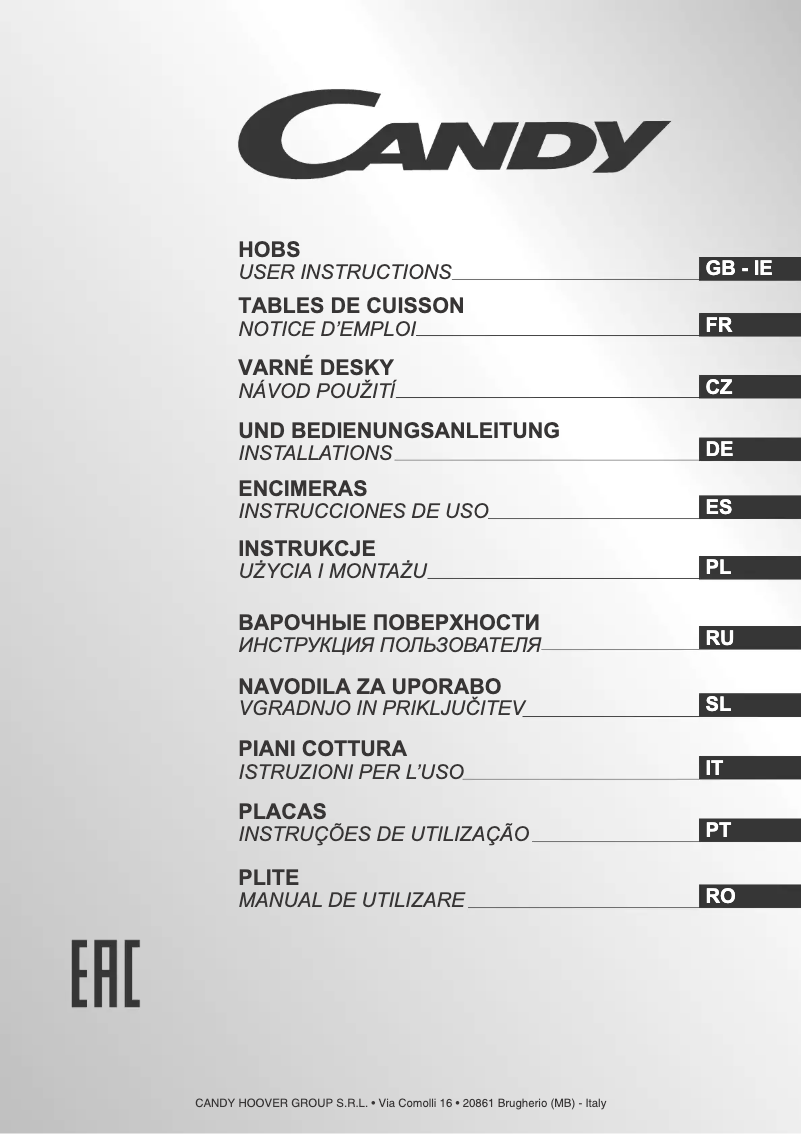 Image de la première page du manuel de l'appareil CFX 64