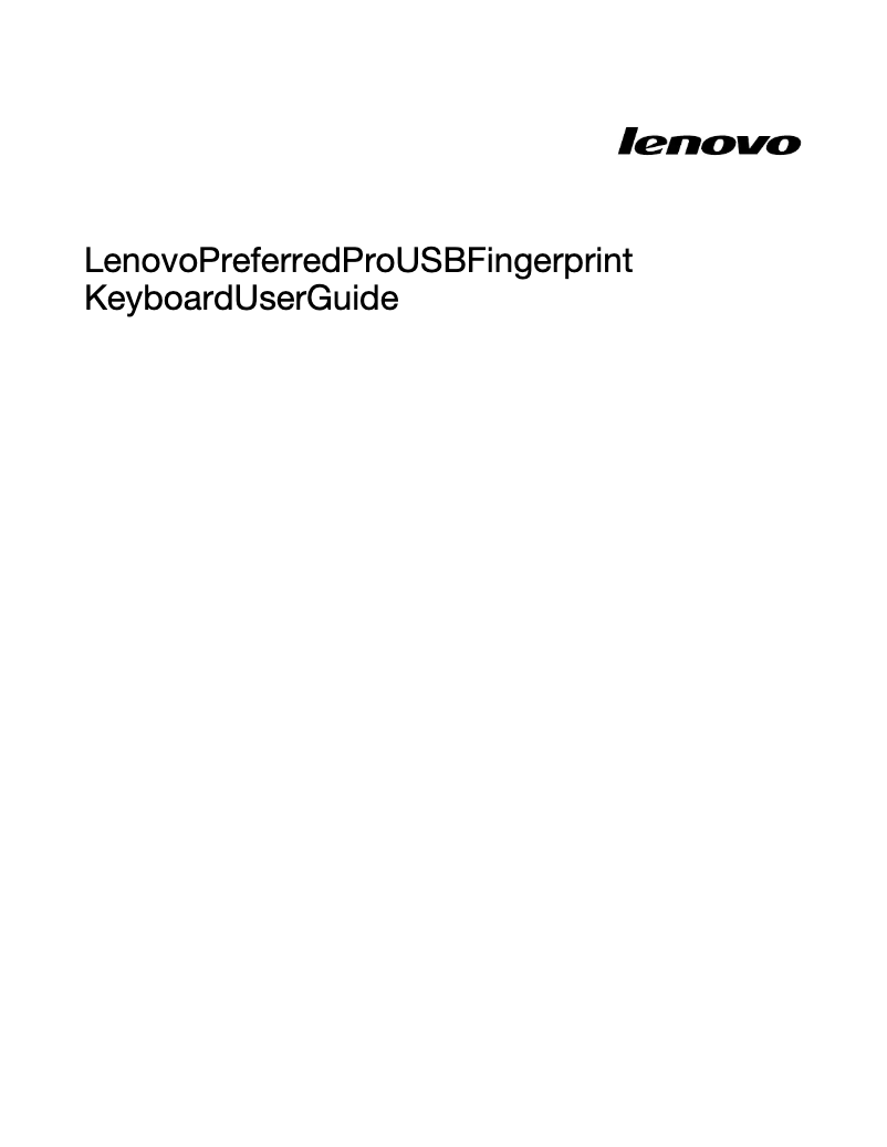 Page n°1 - Manuel utilisateur Lenovo 0C52717