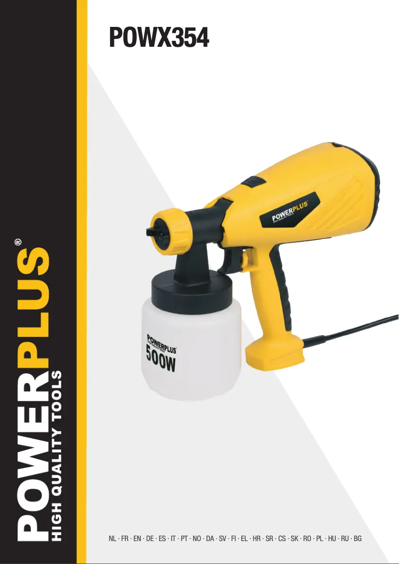 Página 1 del manual Manual de usuario PowerPlus POWX354