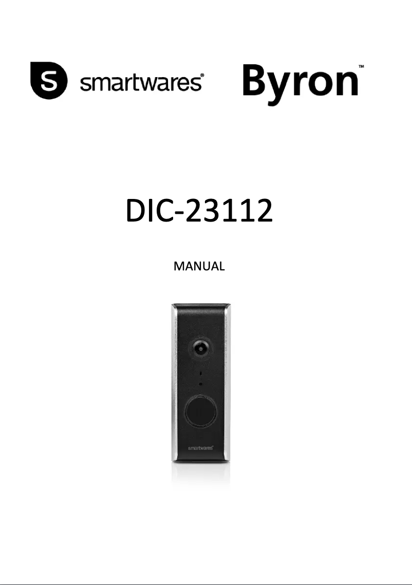 Page n°1 - Manuel utilisateur Byron DIC-23112