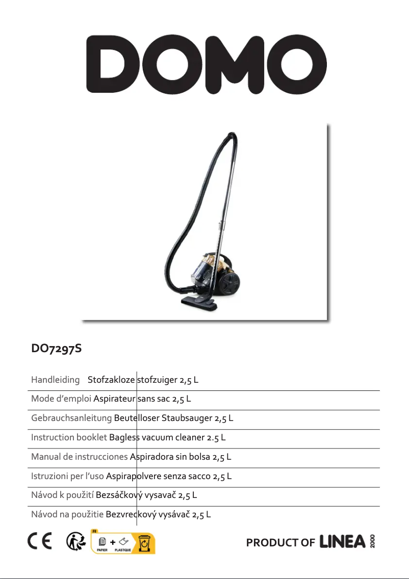 Image de la première page du manuel de l'appareil DO7297S