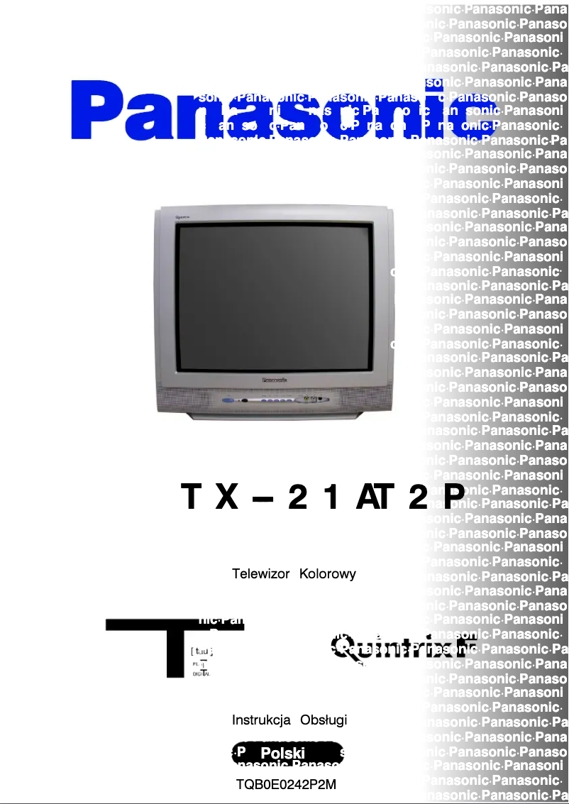 Imagen de la primera página del manual del dispositivo TX-21AT2P