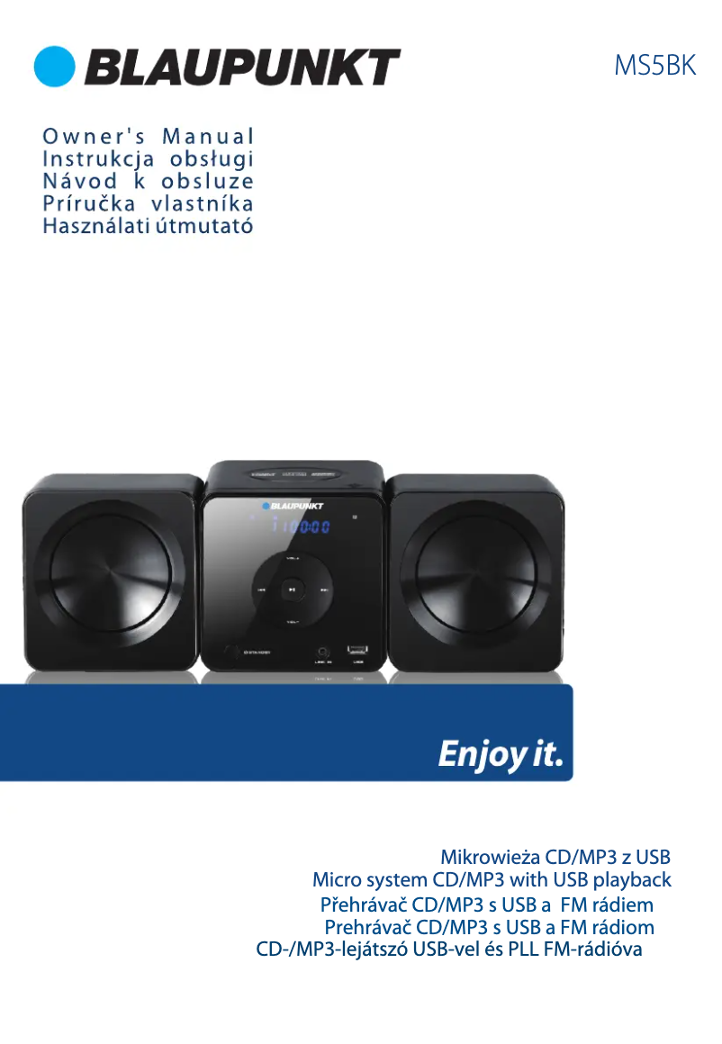 Image de la première page du manuel de l'appareil MS5BK