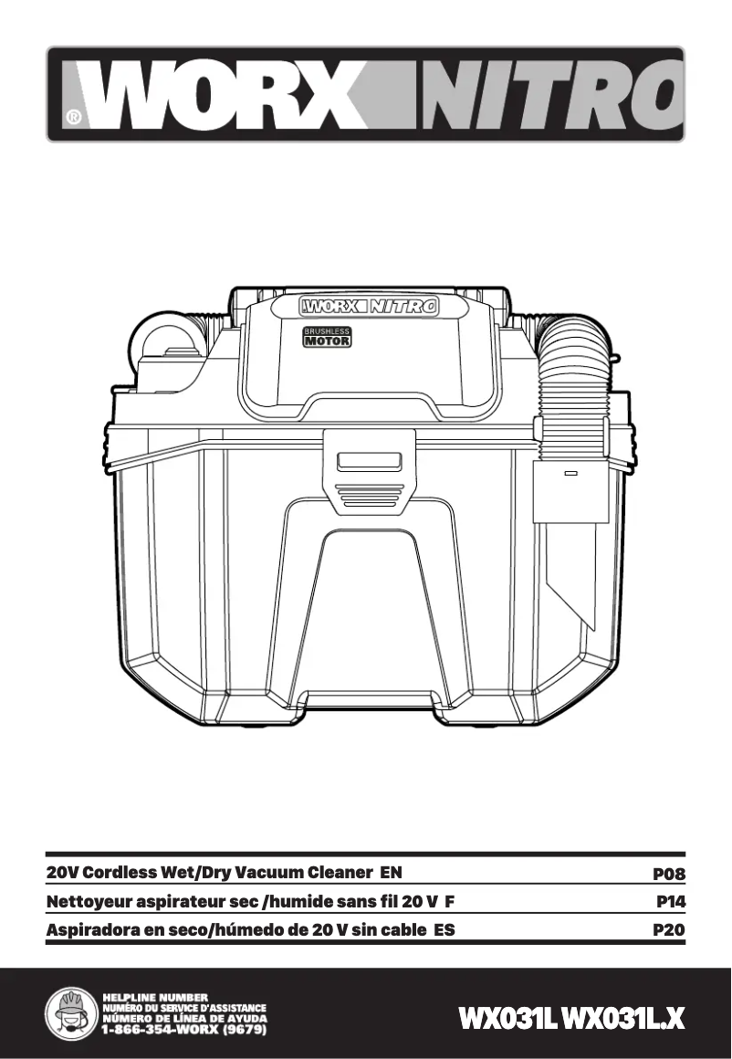 Image de la première page du manuel de l'appareil WX031L.9